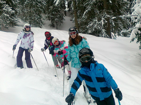 17/2/12, Junior Freeriders enjoying the powder!