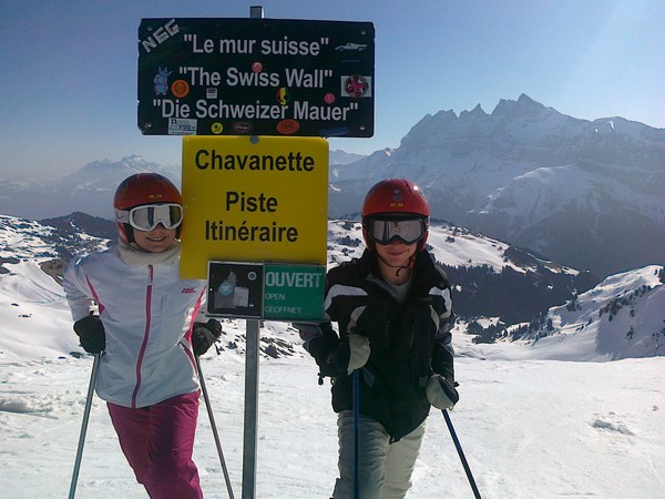 29/3/12, Lucy and Rory before tackling The Wall!