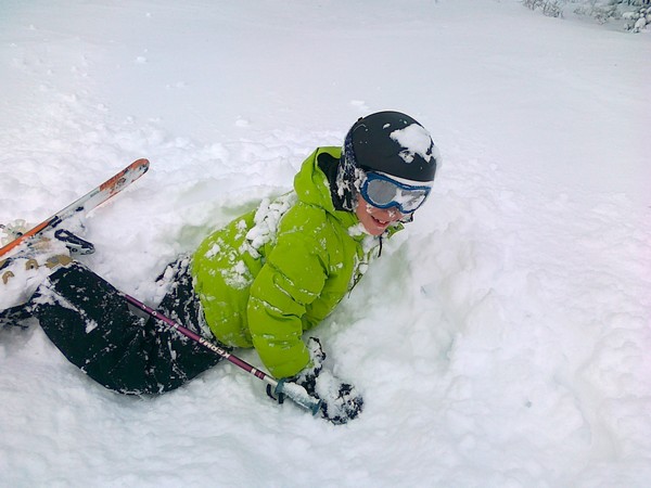 27/2/11 Leo in the powder, Les Gets