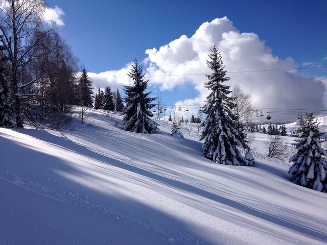 6-3-16, perfect conditions in Les Gets!