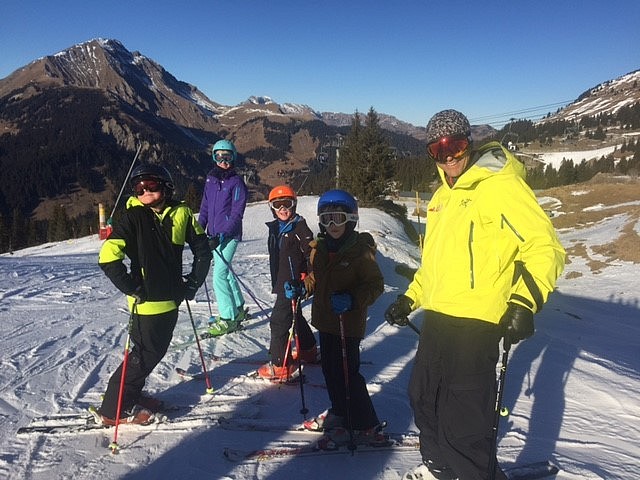 31-12-16, a lovely way to spend the last afternoon of 2016, skiing in the Portes du Soleil.