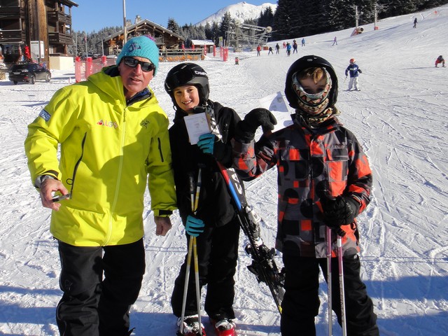 6-1-17, Pete with a couple of very happy Junior Freeriders!