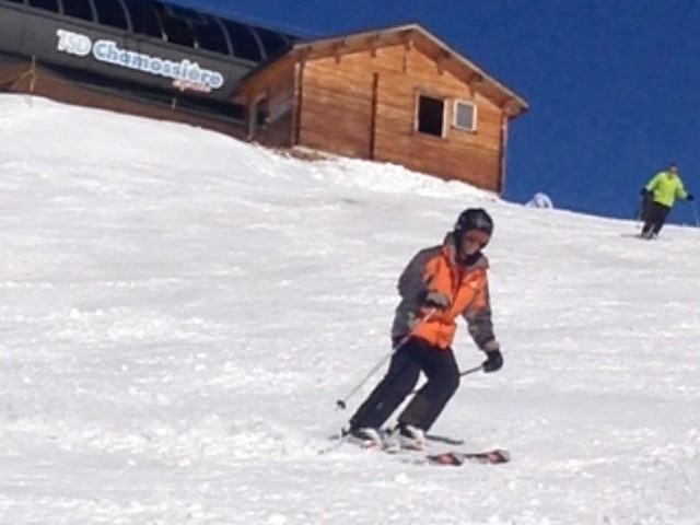 15-2-17, Matthew loving Arbis red run on Chamossiere