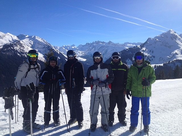 Pete's group enjoying some great conditions recently.