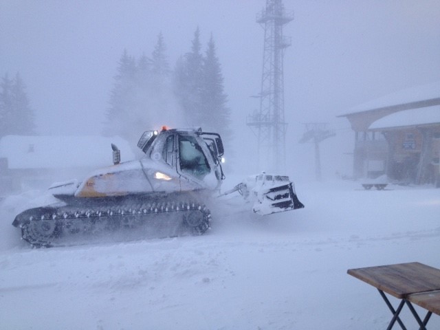 30-1-19, a very snowy morning in Les Gets!