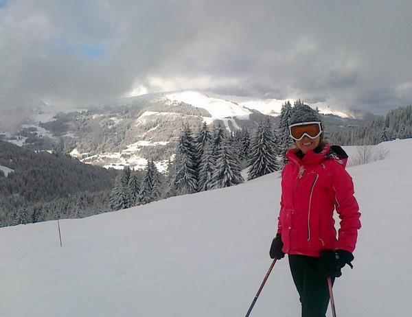 4/1/12, Amanda loving the conditions